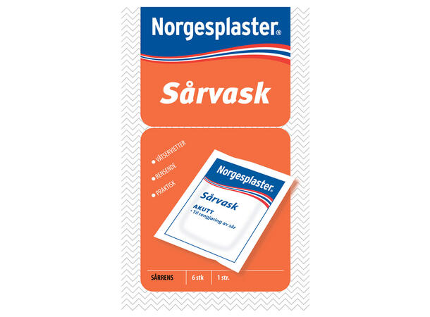 SCANSPORT Sårvaskeske 6stk Populær sårvask til rensing av sår
